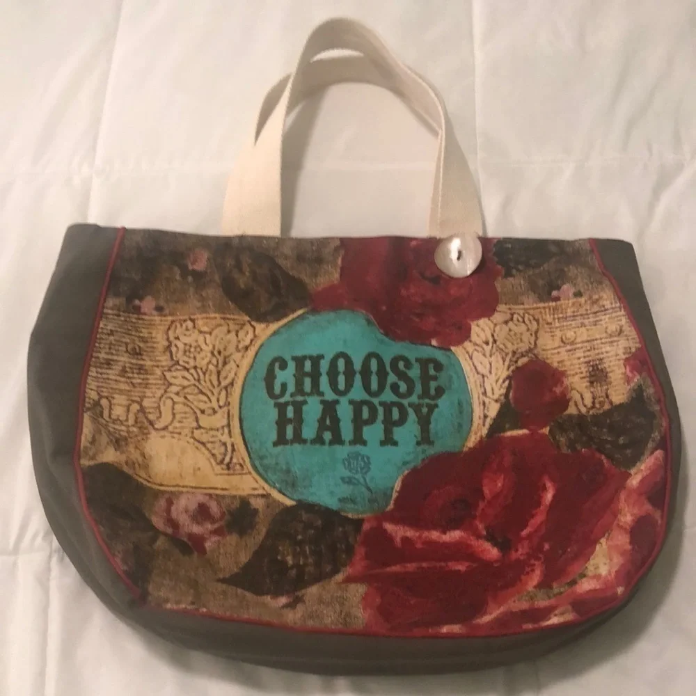 Melody Ross Brave girl canvas bag with saying